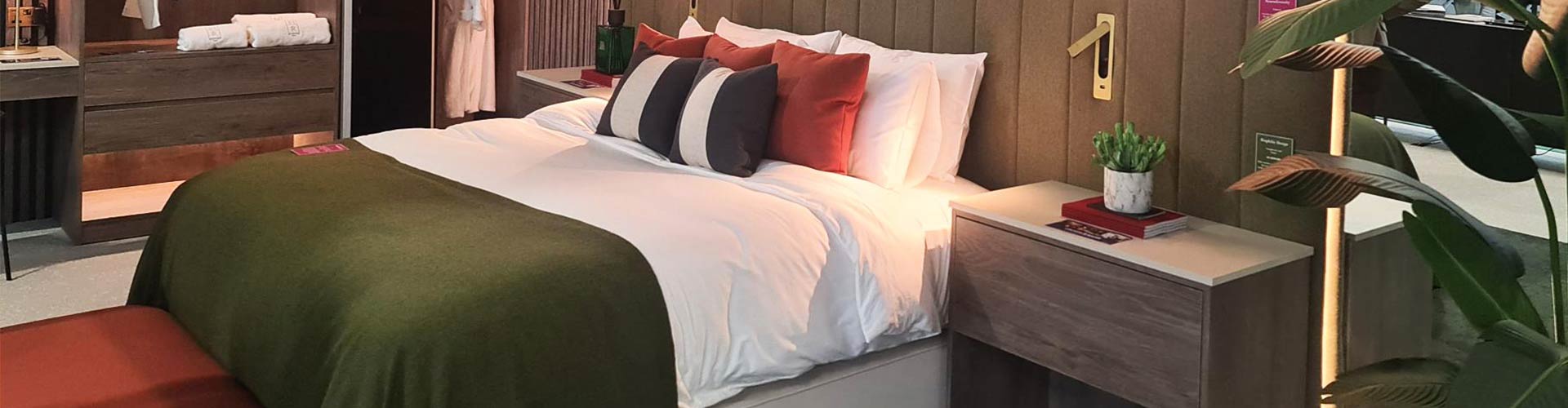 Hospitality Furniture, Hotel Furniture, Contract Furniture, Case Goods, Hotel Furnishings, Pug and Play Headboard, Hotel headboard