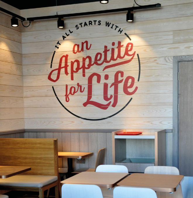 Our work at KFC restaurant furniture